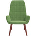 Scaun de relaxare, verde deschis, catifea - WALTI WALTI