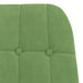 Scaun de relaxare, verde deschis, catifea - WALTI WALTI