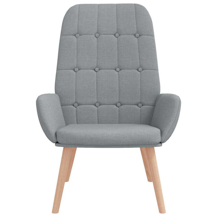 Scaun de relaxare, gri deschis, material textil - WALTI WALTI