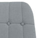 Scaun de relaxare, gri deschis, material textil - WALTI WALTI