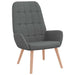 Scaun de relaxare, gri închis, material textil - WALTI WALTI