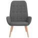Scaun de relaxare, gri închis, material textil - WALTI WALTI