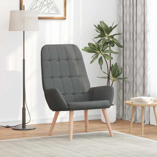 Scaun de relaxare, gri închis, material textil - WALTI WALTI