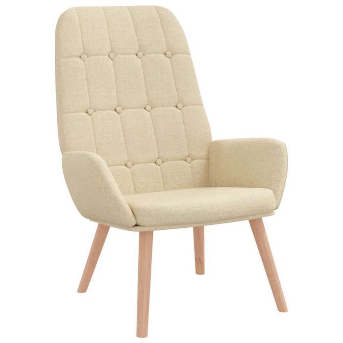 Scaun de relaxare, crem, material textil - WALTI WALTI