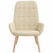 Scaun de relaxare, crem, material textil - WALTI WALTI