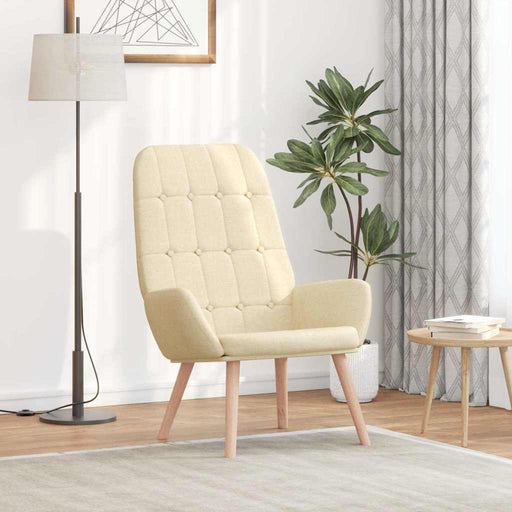 Scaun de relaxare, crem, material textil - WALTI WALTI