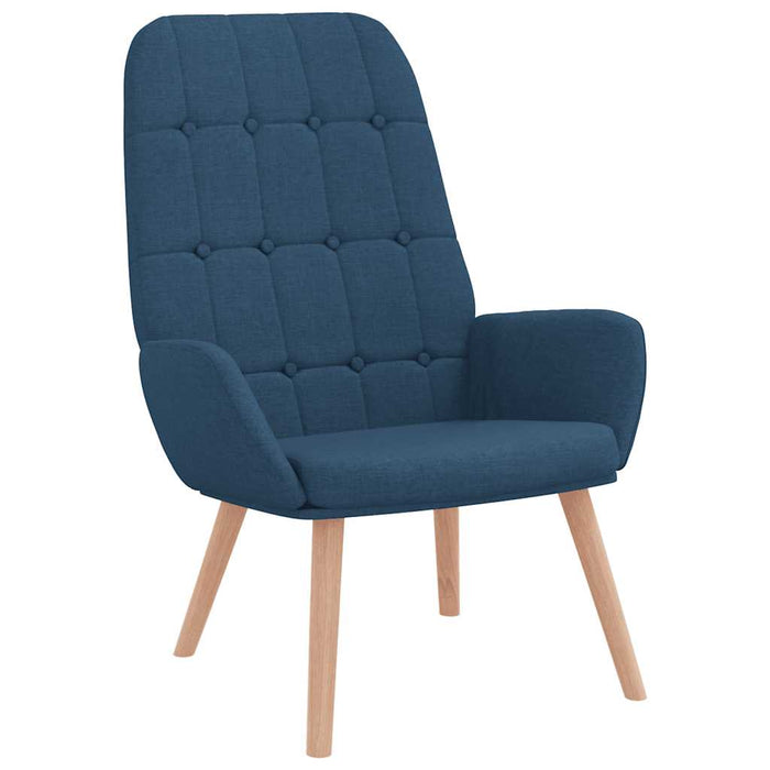 Scaun de relaxare, albastru, material textil - WALTI WALTI