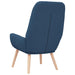 Scaun de relaxare, albastru, material textil - WALTI WALTI