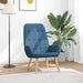 Scaun de relaxare, albastru, material textil - WALTI WALTI