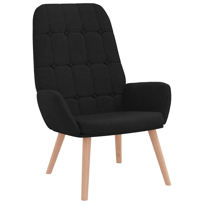 Scaun de relaxare, negru, material textil - WALTI WALTI