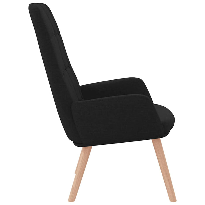 Scaun de relaxare, negru, material textil - WALTI WALTI