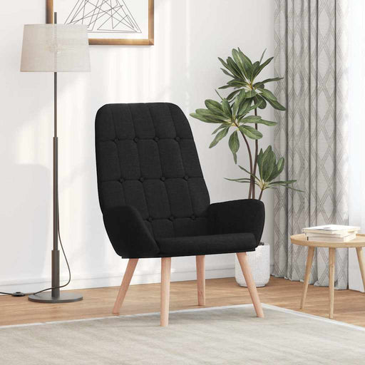 Scaun de relaxare, negru, material textil - WALTI WALTI