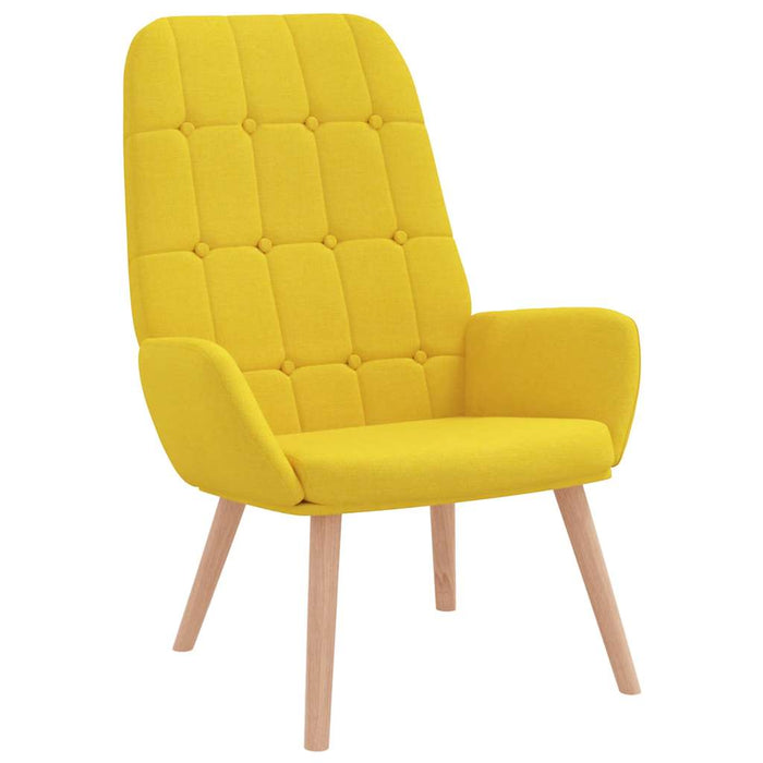 Scaun de relaxare Tesatura galben deschis WALTI