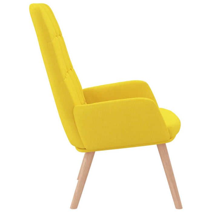 Scaun de relaxare Tesatura galben deschis WALTI