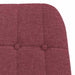 Scaun de relaxare, roșu vin, material textil - WALTI WALTI