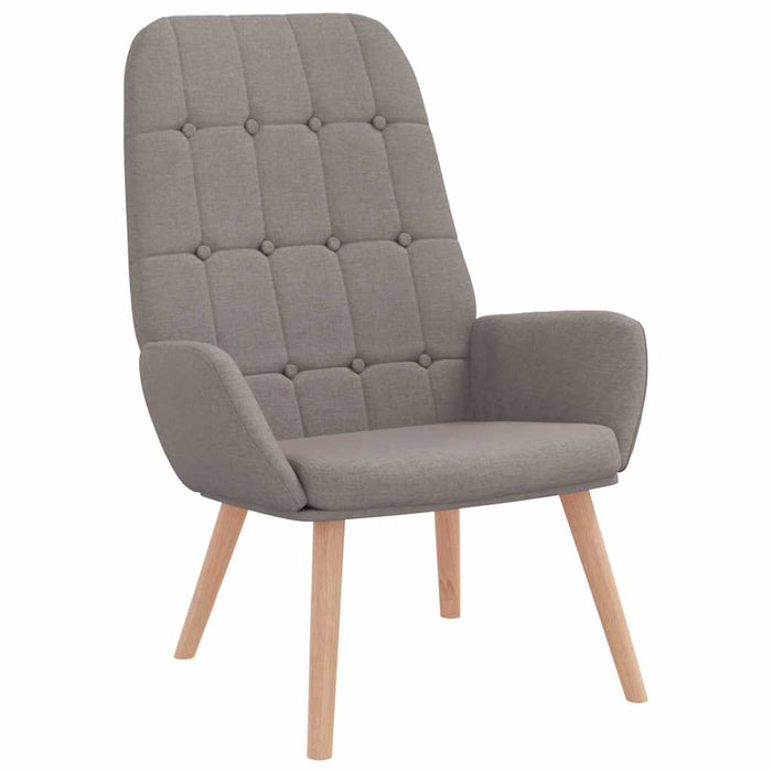Scaun de relaxare, gri taupe, material textil WALTI