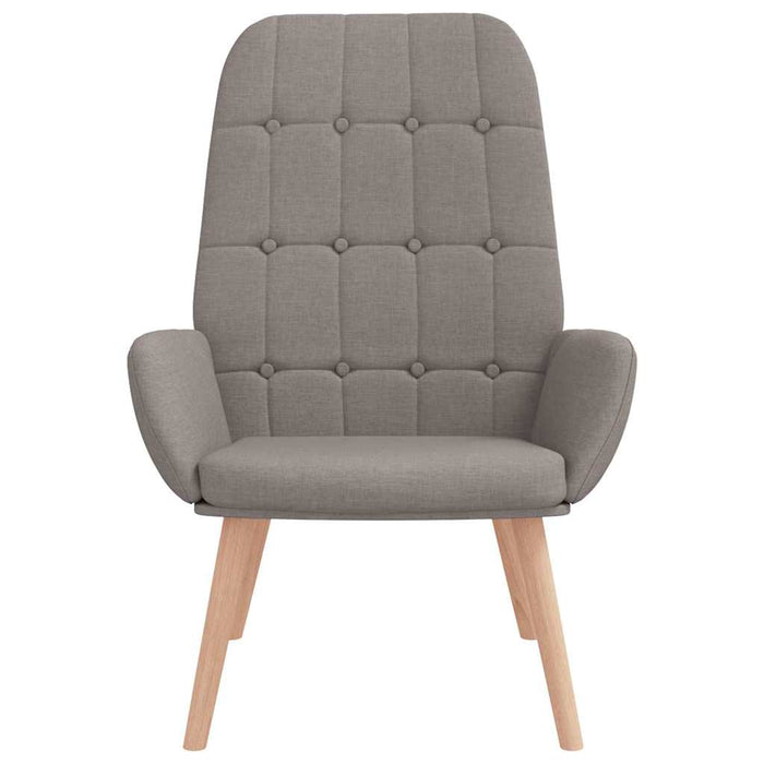 Scaun de relaxare, gri taupe, material textil WALTI