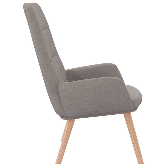 Scaun de relaxare, gri taupe, material textil WALTI