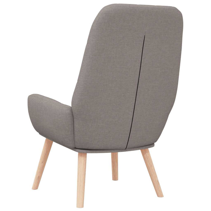 Scaun de relaxare, gri taupe, material textil WALTI