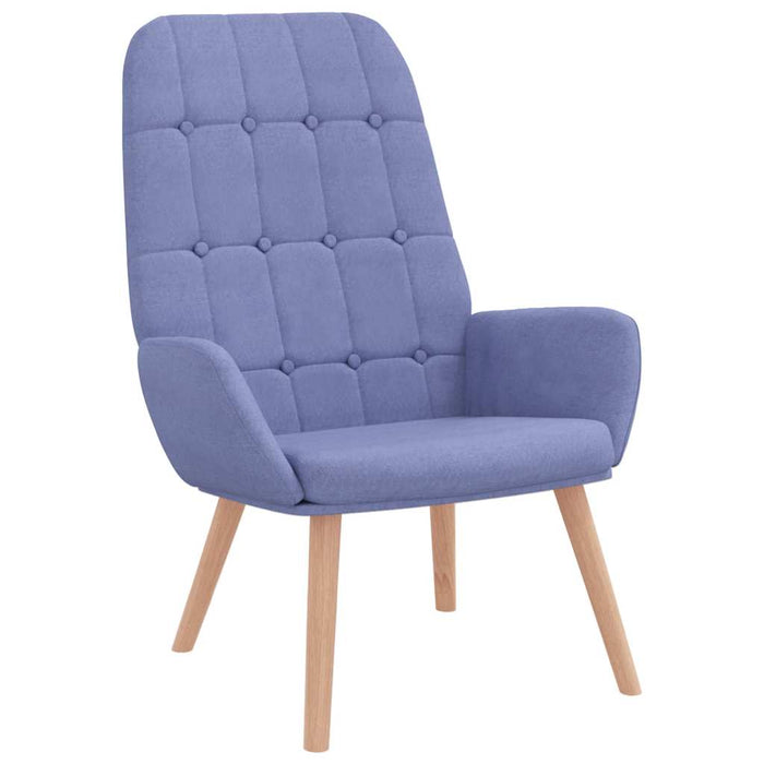 Scaun de relaxare, jeans albastru, material textil - WALTI WALTI