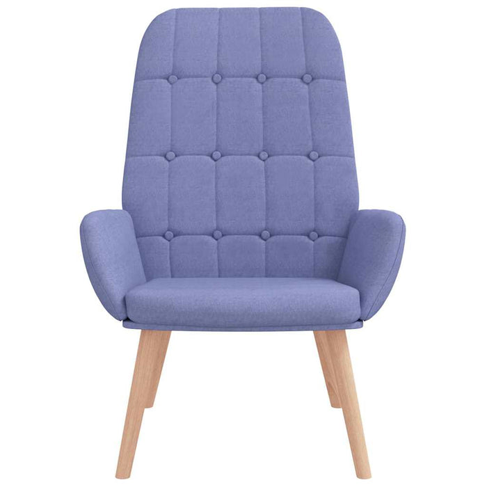 Scaun de relaxare, jeans albastru, material textil - WALTI WALTI