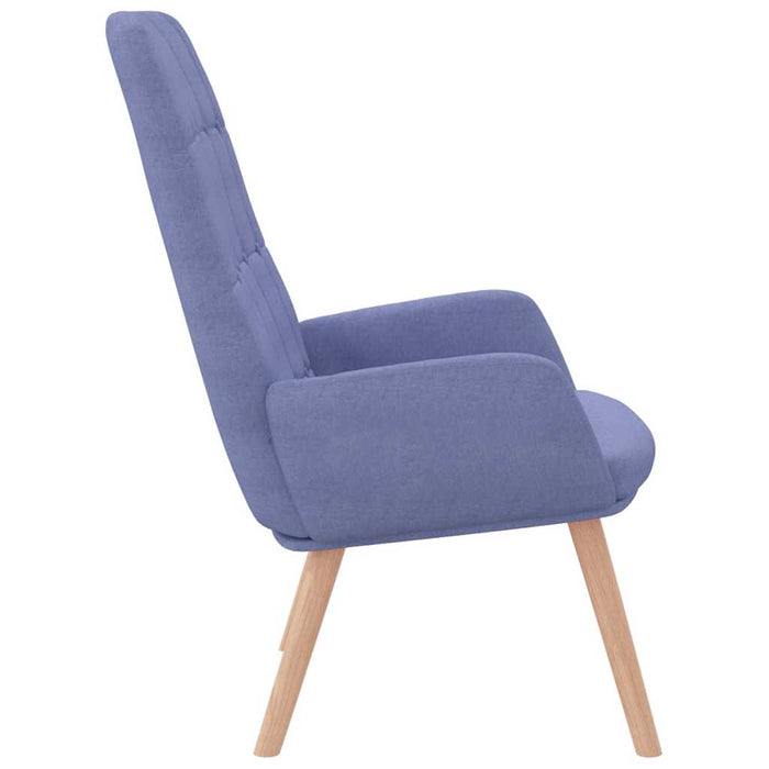 Scaun de relaxare, jeans albastru, material textil - WALTI WALTI