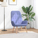 Scaun de relaxare, jeans albastru, material textil - WALTI WALTI
