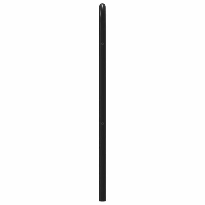 Tăblie de pat de schimb stejar afumat 90 cm oțel și lemn prelucrat WALTI