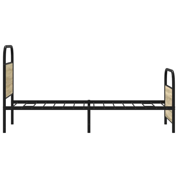 Cadru de pat fără saltea 80x200 cm Lemn prelucrat stejar Sonoma - WALTI WALTI