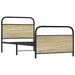 Cadru pat fără saltea, stejar sonoma 100x190 cm lemn prelucrat - WALTI WALTI