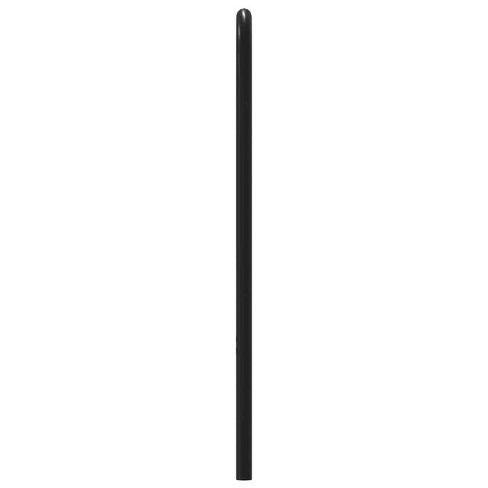 Tăblie de pat de schimb, stejar maro, 120 cm, lemn prelucrat și oțel WALTI