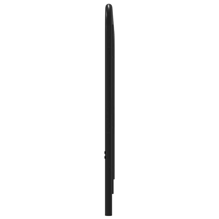 Tăblie de pat de schimb, stejar maro, 200 cm, lemn prelucrat și oțel WALTI