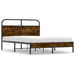 Cadru de pat fără saltea 140x190 cm Stejar fumuriu - WALTI WALTI