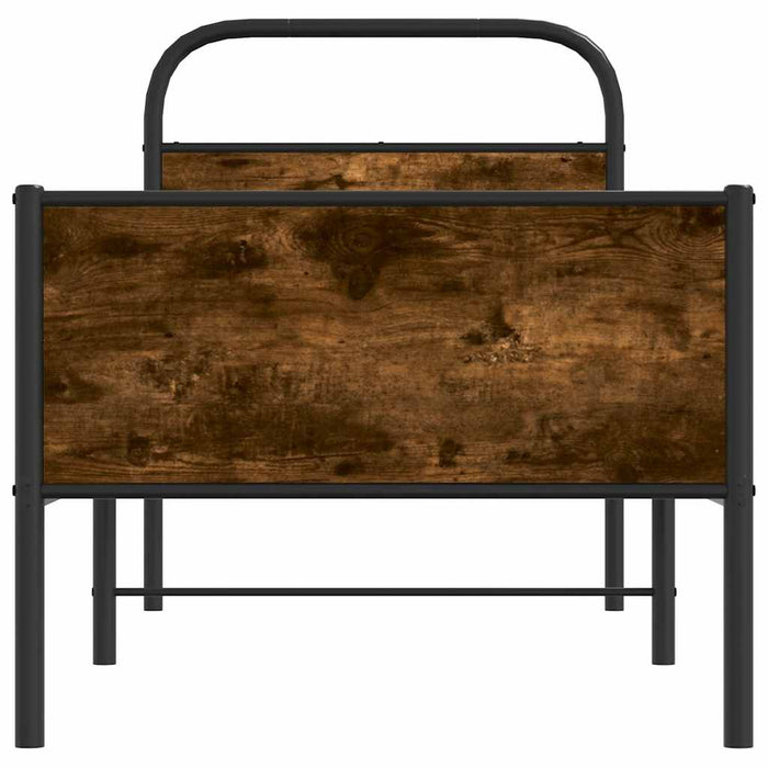 Cadru de pat fără saltea 75x190 cm Lemn derivat stejar Sonoma - WALTI WALTI