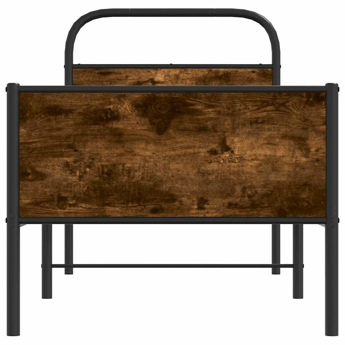 Cadru de pat fără saltea 80x200 cm Lemn prelucrat stejar Sonoma - WALTI WALTI