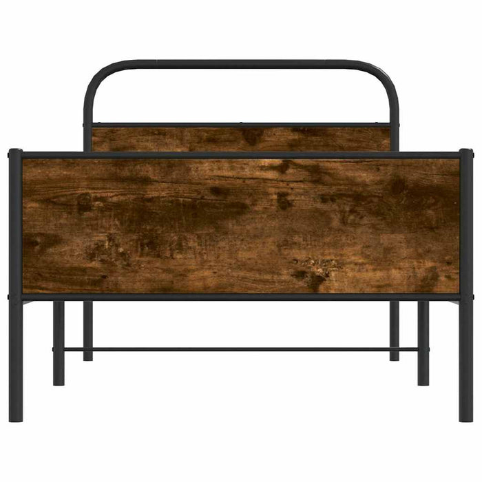 Cadru de pat fără saltea 107x203 cm Lemn derivat stejar Sonoma - WALTI WALTI