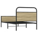 Cadru pat fără saltea stejar sonoma, 90x200 cm, lemn prelucrat - WALTI WALTI