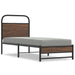 Cadru pat fără saltea, stejar maro 75x190 cm lemn prelucrat - WALTI WALTI