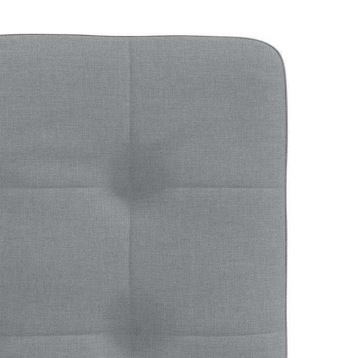 Scaune de bucătărie pivotante, 4 buc., gri deschis, textil WALTI