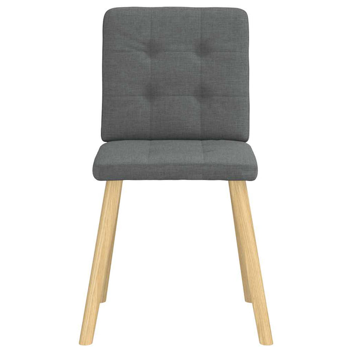 Scaune de bucătărie pivotante, 4 buc., gri închis, textil WALTI