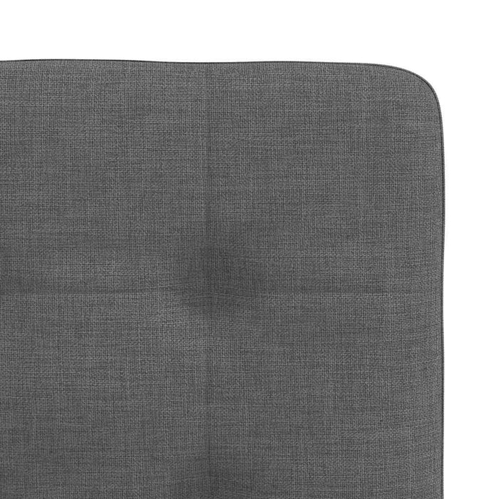 Scaune de bucătărie pivotante, 4 buc., gri închis, textil WALTI