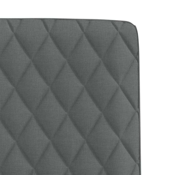 Scaune de bucătărie pivotante, 4 buc., gri închis, textil - WALTI WALTI