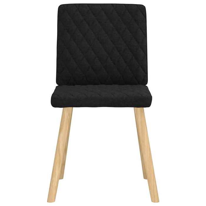 Scaune de bucătărie, 4 buc., negru, material textil - WALTI WALTI
