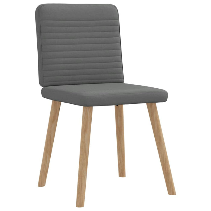 Scaune de bucătărie pivotante, 4 buc., gri închis, textil - WALTI WALTI