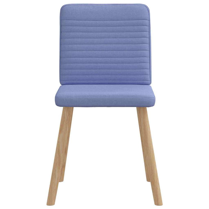 Scaune de sufragerie 4 buc țesătură Jeans Blue - WALTI WALTI