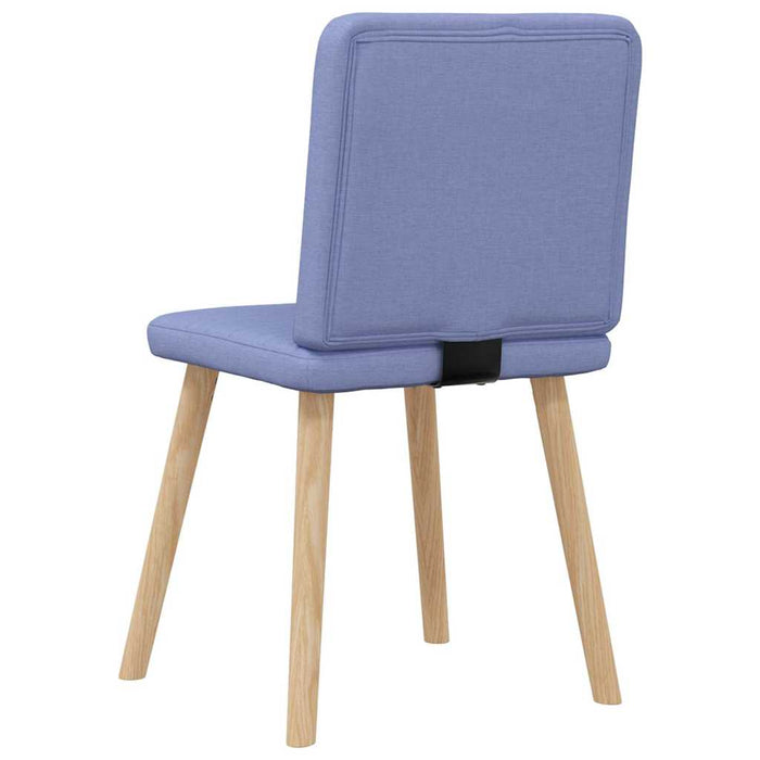 Scaune de sufragerie 4 buc țesătură Jeans Blue - WALTI WALTI