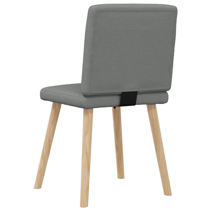 Scaune de bucătărie pivotante, 4 buc., gri închis, textil - WALTI WALTI