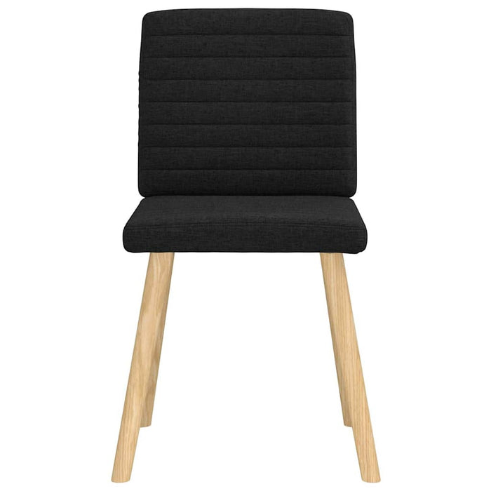 Scaune de bucătărie, 4 buc., negru, material textil - WALTI WALTI