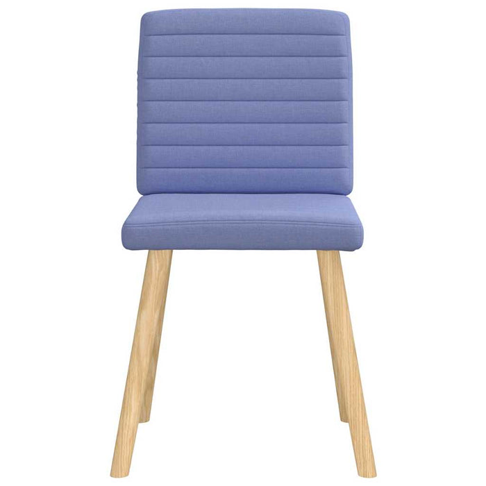 Scaune de sufragerie 4 buc țesătură Jeans Blue WALTI