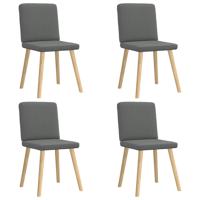 Scaune de bucătărie pivotante, 4 buc., gri închis, textil - WALTI WALTI